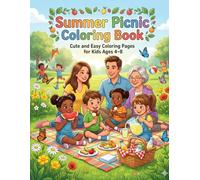 Summer Fun Coloring & Activity Book: Coloring, Mazes, Spot the Differences for Kids Ages 4-8