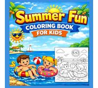 Summer Fun Coloring Book for Kids: Color & Copy Vacation Pages for Ages 3-6