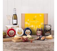 Summer Gift Box containing Prosecco, Cheese, Chutney and Biscuits Selection from the Cheshire Cheese Company