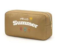 Summer Gifts for Women Summer Cosmetic Bag Vacation Makeup Bag Summer Vacation Gifts for Women Friend Summer Makeup Bag Christmas Graduation Birthday Gifts for Mom Wife Daughter Sister