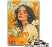 Summer Girl 1000 Pieces Jigsaw Puzzles For Teens And Adults,Stress Reliever Difficult Challenge Unique Home Decor And Gifts (50x75cm)