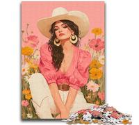 Summer Girl Jigsaw Puzzles for Adults 2000 Piece Puzzle,Brain Teaser Game Wall Decoration Unique Birthday And Xmas Gifts (70X100cm)