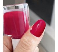 Summer Glitter Nail Polish, Quick Dry, Easy to Apply, No UV Lamp Needed, High Coverage & Long Lasting Gel Effect for Women(5# Berry Flush)
