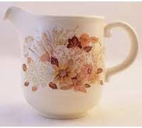 Summer GLORY POOLE POTTERY TEA CREAMER 1/2 PT - BNIB - RARE -