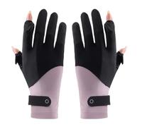 Summer Gloves - Splicing Sun Protection Gloves, Princess Clothing Accessories, Women's Ice Silk Mittens, Breathable Full Finger Equipment, Thin Protective Clothing, , D