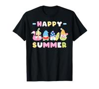 Summer, gnomes on summer vacation, happy summer T-Shirt