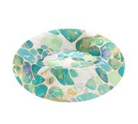 Summer Green Turquoise Stones Pet Dog Beds Warm & Cozy Dog Cave Bed for Extra Small Size Pets Sleeping S