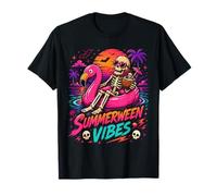 Summer Halloween Skeleton Costume, Spooky Summerween T-Shirt