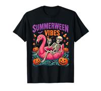 Summer Halloween Skeleton Costume, Spooky Summerween T-Shirt