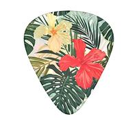 summer hawaiian Advanced guitar pick 12 pieces Three thicknesses for bass, electric guitar, acoustic guitar bag