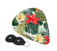 Summer Hawaiian Guitar Picks, 6 Pack Includes Thin(.46mm), Medium(.71mm) & Heavy Gauges(.96mm) Suitable For Guitar, Ukulele, Etc.