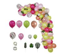 Summer Hawaiian Style Party Balloons Supplies Set DIY Decorations for Birthday Baby Shower Graduation Anniversary Parties