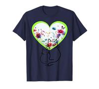 Summer Hearts Heart Cats Cats Flowers Flower Child 80s Baby T-Shirt