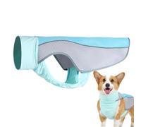 Summer Heat Dissipation Ice Silk Outerwear, Evaporative Cooling Sleeveless Vest, Air Permeable Chill Jacket Suitable for Medium Large Canines and Felines