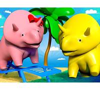 Summer Heat - Learn about summer / Learn numbers at the beach with cakes and ice cream