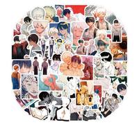 Summer HikaruDied Stickers, 50 Pcs Anime Figure Vinyl Waterproof DIY Sticker Decals for Party, Water Bottle Scrapbook Laptop Skateboard Computer for Teens Students