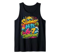 Summer Hits 6-7 Different Funny Summer Vacation Saying Tank Top