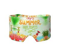Summer Holidays Print Print Soft Eye and Ear Muffs for Adults Sleeping Protection Cover for Travel Nap Relief