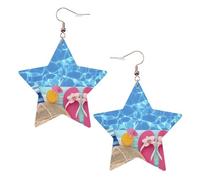 Summer Holidays Women's Fashion Earrings, Celestial Dangle Earrings, Star Shape Jewelry for a Versatile