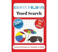 Summer Holidays Word Search Puzzlebook: Word Searches with Easy to Read Print about Summer Holidays, Summer Fun, Vacation, and More | 6x9 inches, 110 ... Gift for Vacations, Holidays, and Relaxing
