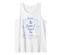 Summer I Turned Ten Est 2016 Teens 10 Years Old 10th Bday Tank Top