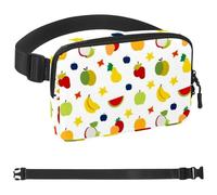 Summer Ice Cream Watermelon-1877 Belt Bag for Men and Women Fanny Pack,Belt Bag with Adjustable Strap,Fashion Crossbody Everywhere Belt Bag for Travel Outdoors Running Hiking, Multicolor,