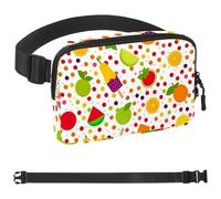 Summer Ice Cream Watermelon-1889 Belt Bag for Men and Women Fanny Pack,Belt Bag with Adjustable Strap,Fashion Crossbody Everywhere Belt Bag for Travel Outdoors Running Hiking, Multicolor,