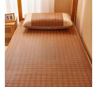 Summer ice silk mat， Rattan Cooling Sleeping Mat Pillowcase, Multicolor, Multiple Sizes