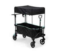 Summer by Ingenuity Pop 'N Ride Lightweight Stroller Wagon - Face-to-Face Seats for 2 with 3-Point Harnesses & Sun Canopy