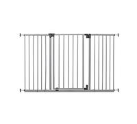 Summer Infant Secure Space Extra-Wide Safety Gate, 28.5 - 52 Inch Wide, for Doorways & Stairways, Auto-Close & Hold-Open, Grey