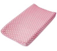 Summer Infant Ultra Plush Changing Pad Cover, Pink Dots for Days