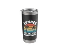 Summer is All About Running Trails Vibes Stainless Steel Insulated Tumbler