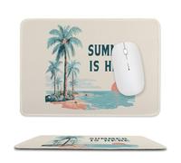 SUMMER IS HERE Mouse Pad, Small Office Computer Mouse Pads for Desk Laptop with Non-Slip Rubber Base Mouse Mat, Gaming Mouse Pads