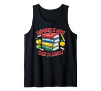 Summer is Over Back to School Get Ready Teacher Problem Now Tank Top