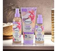 Summer Island Shimmer Care Set 3-Piece by Balea Limited Edition Shimmer Lotion 200 ml Shimmer Spray 200 ml & Shimmer Body Fluid 75 ml with Coconut Extract for Radiant Summer Skin