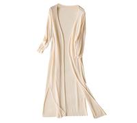 Summer jacket women's light long linen: coat women's elegant spring knitted jacket summer thin long tunic thin casual long sleeve cardigan knitted jumper open front trick jackets tops / cardigan /