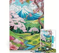 Summer Japan Landscape 1000 Piece Jigsaw Puzzles for Adults Teenagers Memory Gain Relaxed Mind Design Assembly 50x75cm