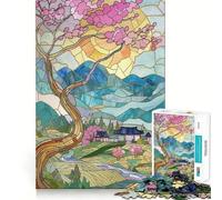 Summer Japan Landscape 1000 Pieces Jigsaws Adults Puzzles Gifts Mind Skill Toy Quiet Fun Design Assembly 50x75cm