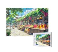 Summer Jigsaw Puzzles for Adults 500 Fruit Puzzle, Wooden Puzzles for Adults with Gift Box, Impossible Puzzle, Challenging High Difficulty Family Activity, Gifts for Men Women,52x38 cm, p274t