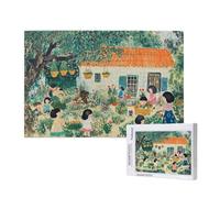 Summer Jigsaw Puzzles for Adults 5000 Farm Puzzle, Wooden Puzzles for Adults with Gift Box, Impossible Puzzle, Challenging High Difficulty Family Activity, Gifts for Men Women,105x156 cm, p757t