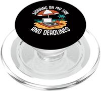 Summer Jobs - Working On My Tan And Deadlines PopSockets PopGrip for MagSafe