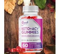 Summer Keto + ACV 60 Gummies - Weight Loss Support - All Natural - Vegan - 1 Bottle