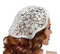 Summer Lace Hairband For Women Round Hairscarf Hair Kerchief Headband Bandannas Female Hairpiece Elegant Decoration Fashion Head Scarf Modern Hair Scarf