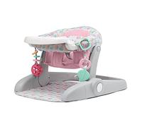 Summer Learn-to-Sit Stages 3-Position Floor Seat, Sweet-and-Sour Pink - Sit Baby Up to See The World - Baby Activity Seat is Adjustable for Ages 4-12 Months - Includes Toys and Tray
