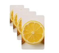 Summer Lemon Car Air Freshener Cards for Women Men 4 Pack Cute Car Accessories Long Lasting Scent Car Diffuser Hanging Auto Aromatherapy Tablets Car Fresheners Gifts