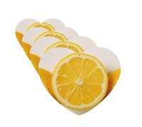 Summer Lemon Car Air Freshener Cards for Women Men 4 Pack Cute Car Accessories Long Lasting Scent Car Diffuser Hanging Auto Aromatherapy Tablets Car Fresheners Gifts
