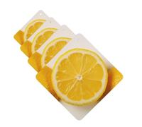 Summer Lemon Car Air Freshener Cards for Women Men 4 Pack Cute Car Accessories Long Lasting Scent Car Diffuser Hanging Auto Aromatherapy Tablets Car Fresheners Gifts