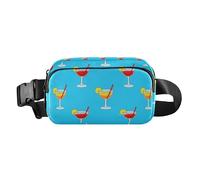 Summer Lemon Drink Blurendy Waist Bag Fanny Pack for Women Men Large Capacity Sling Chest Bag with Adjustable Strap for Travel Shopping Running
