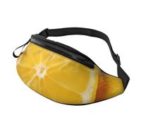 Summer Lemon Fanny Pack for Men Women, Waterproof Sports Waist Bag Fashion Belt Bag Crossbody Bags Hip Bum Bag with Adjustable Strap Large Sling Bag Purse for Travel Hiking