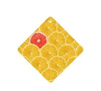 Summer Lemon Printing 10 Pcs Air Freshener Cards,Car Scented Hanging Sheets Air Freshener Set For Car Decoration